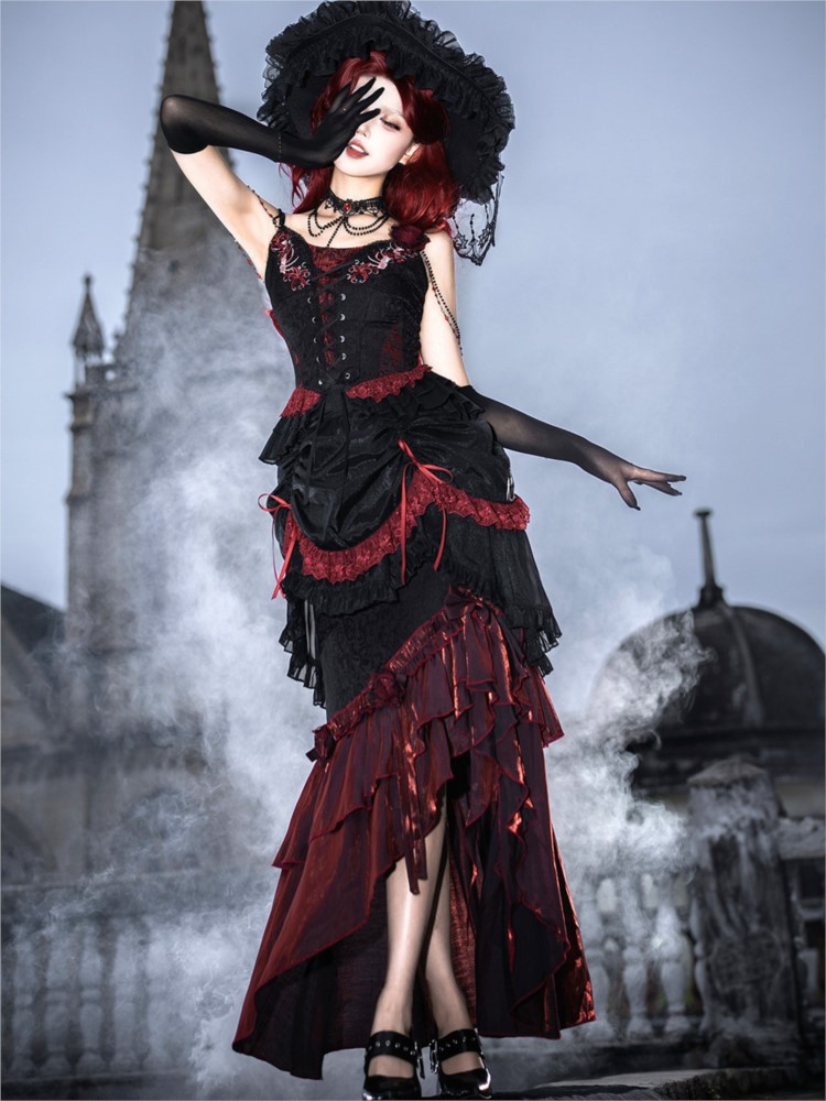 Corset Waist Cinch - Abito corsetto a spina di pesce