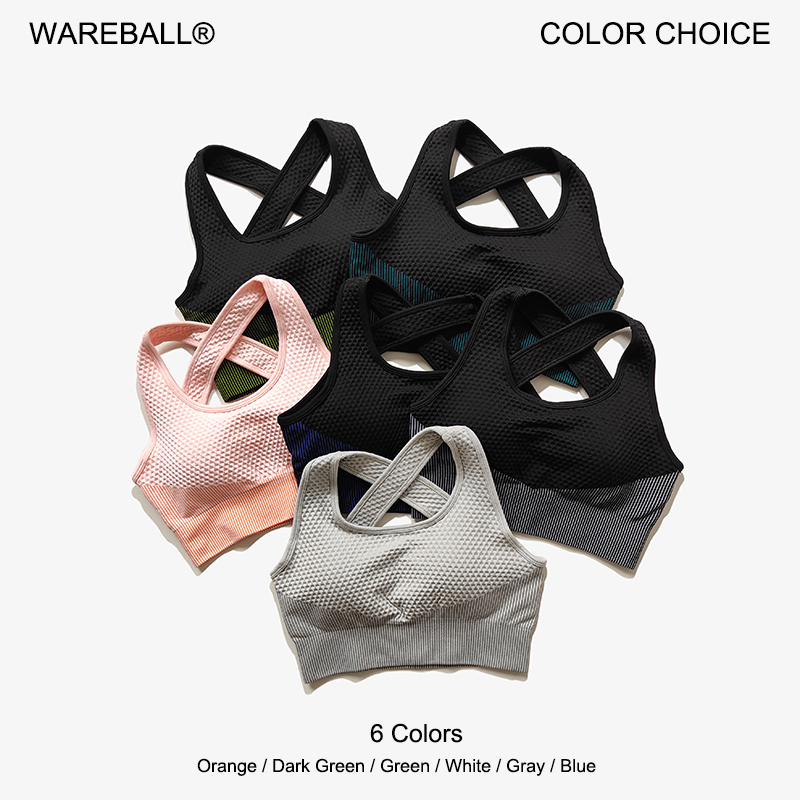 Sports Bra High Impact - WAREBALL 6 colori reggiseno sportivo per