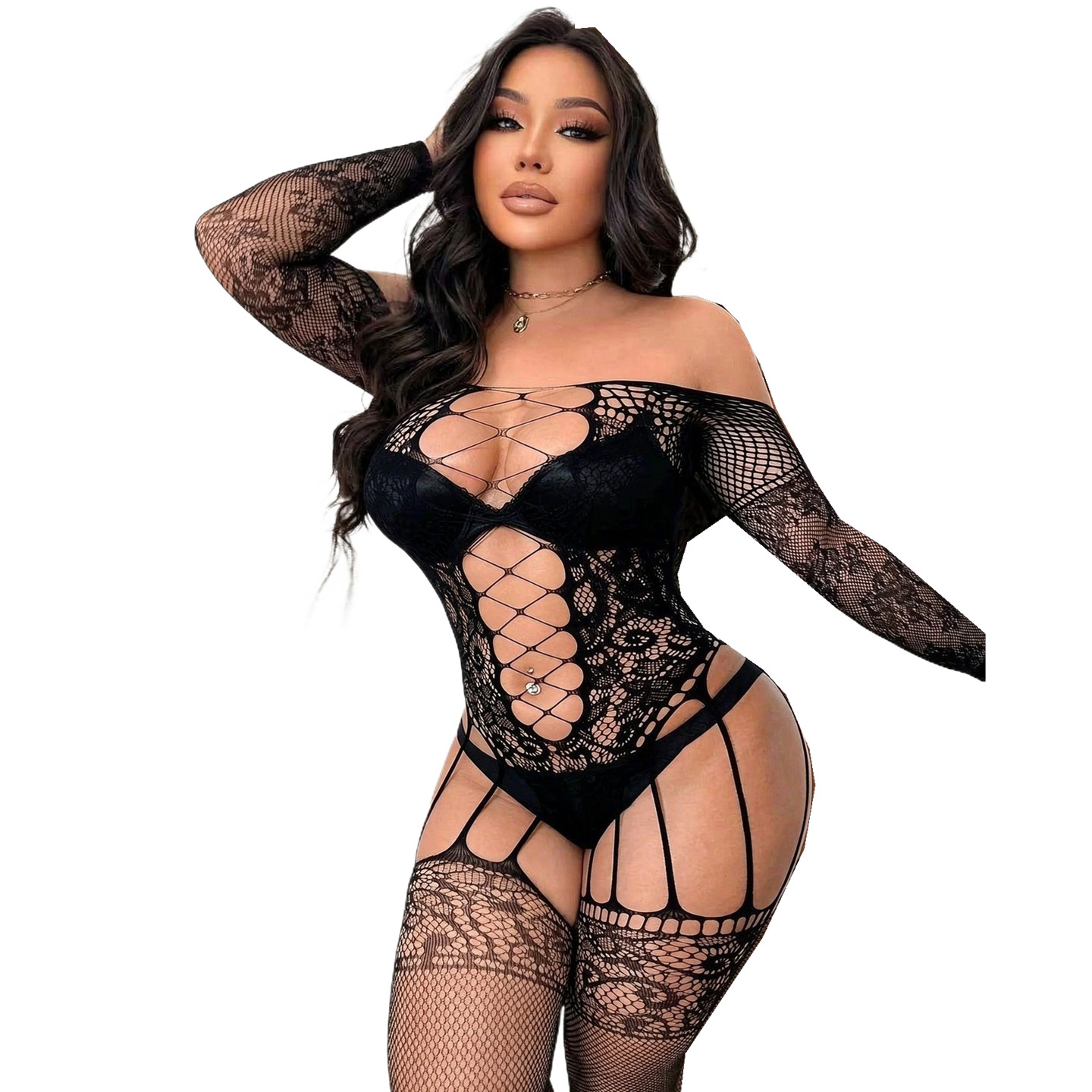 Bodystocking Fishnet - Calze a rete che coprono tutto