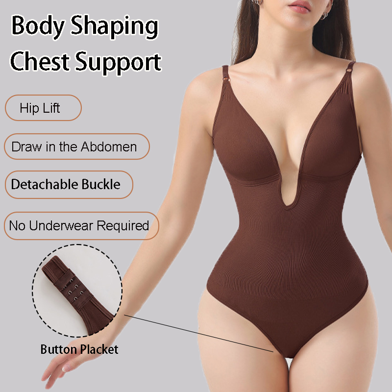 Shapewear Bodysuit Firm - Body modellante senza cuciture da donna,