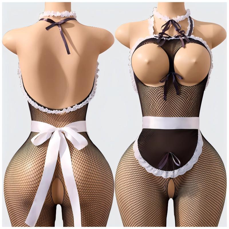 Completo Intimo Sexy in Pizzo  - Bodystocking Fishnet recensione e prezzo