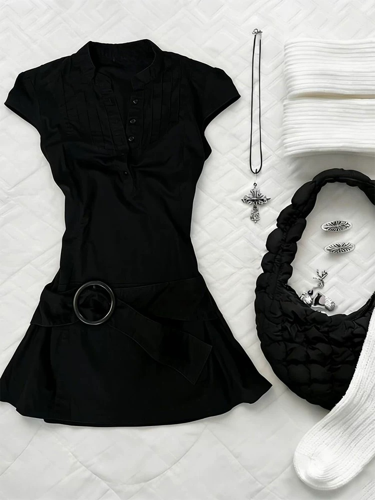 Abito da Festa Nero Stile Vint - Corset Waist Cinch recensione e prezzo